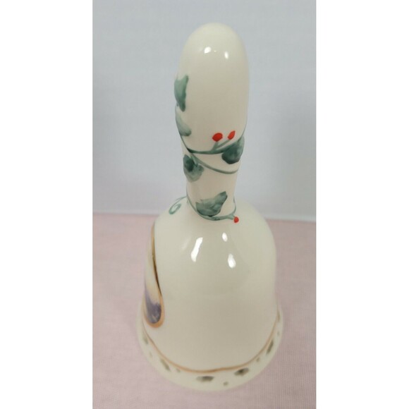 THOMAS KINKADE Porcelain Victorian Christmas Bell - Noel Victorian IV - Picture 6 of 7